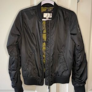 Xhilaration Black Bomber Jacket (size S)
